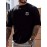 Smile Print, Men's Graphic Design Crew Neck T-shirt, Casual Comfy Tees Tshirts For Summer, Men's Clothing Tops For Daily Vacation Resorts