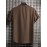 Solid Men's Casual Lightweight Short Sleeve Crew Neck Summer T-shirt
